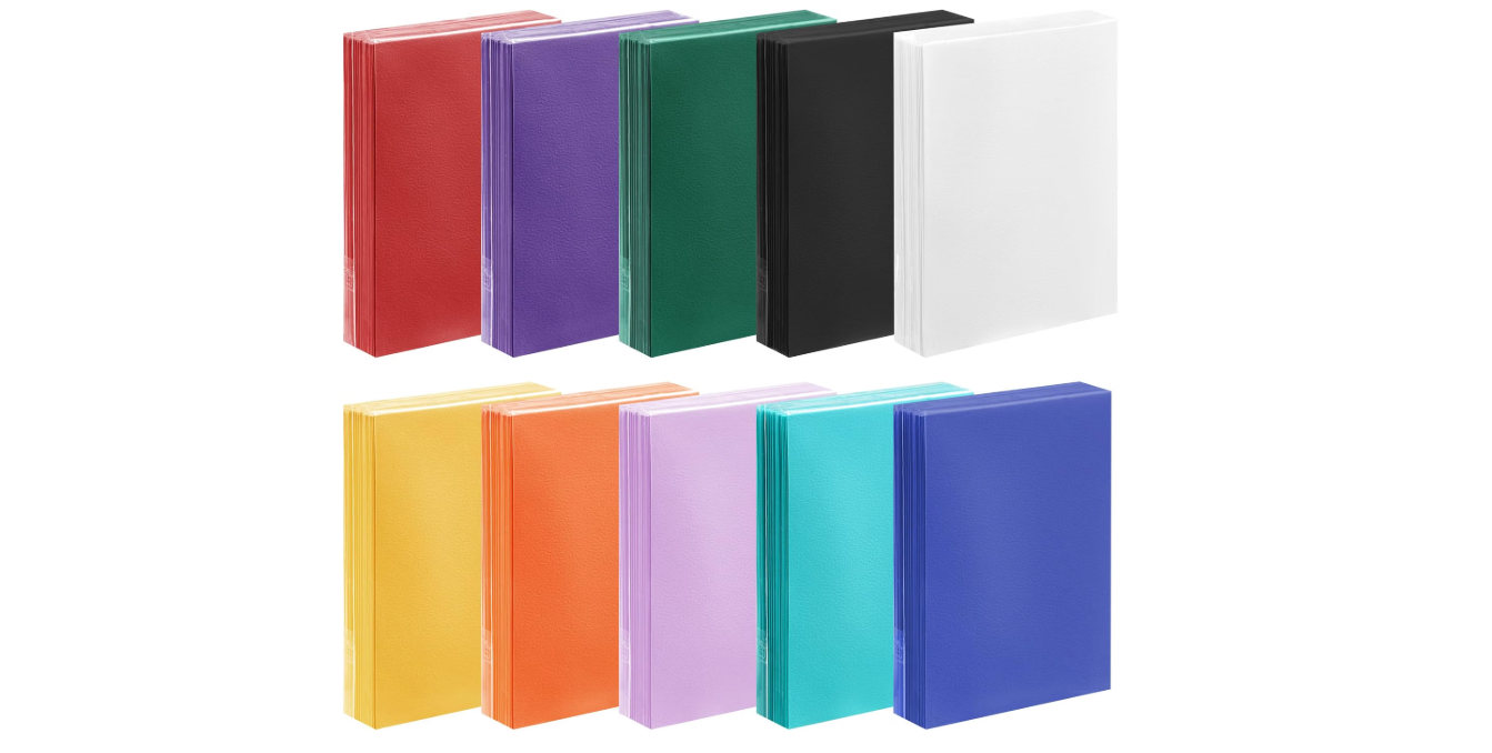 Colored non-slip card sleeves