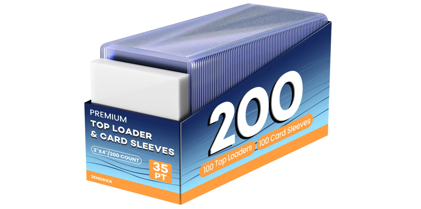 Top loaders and card sleeves